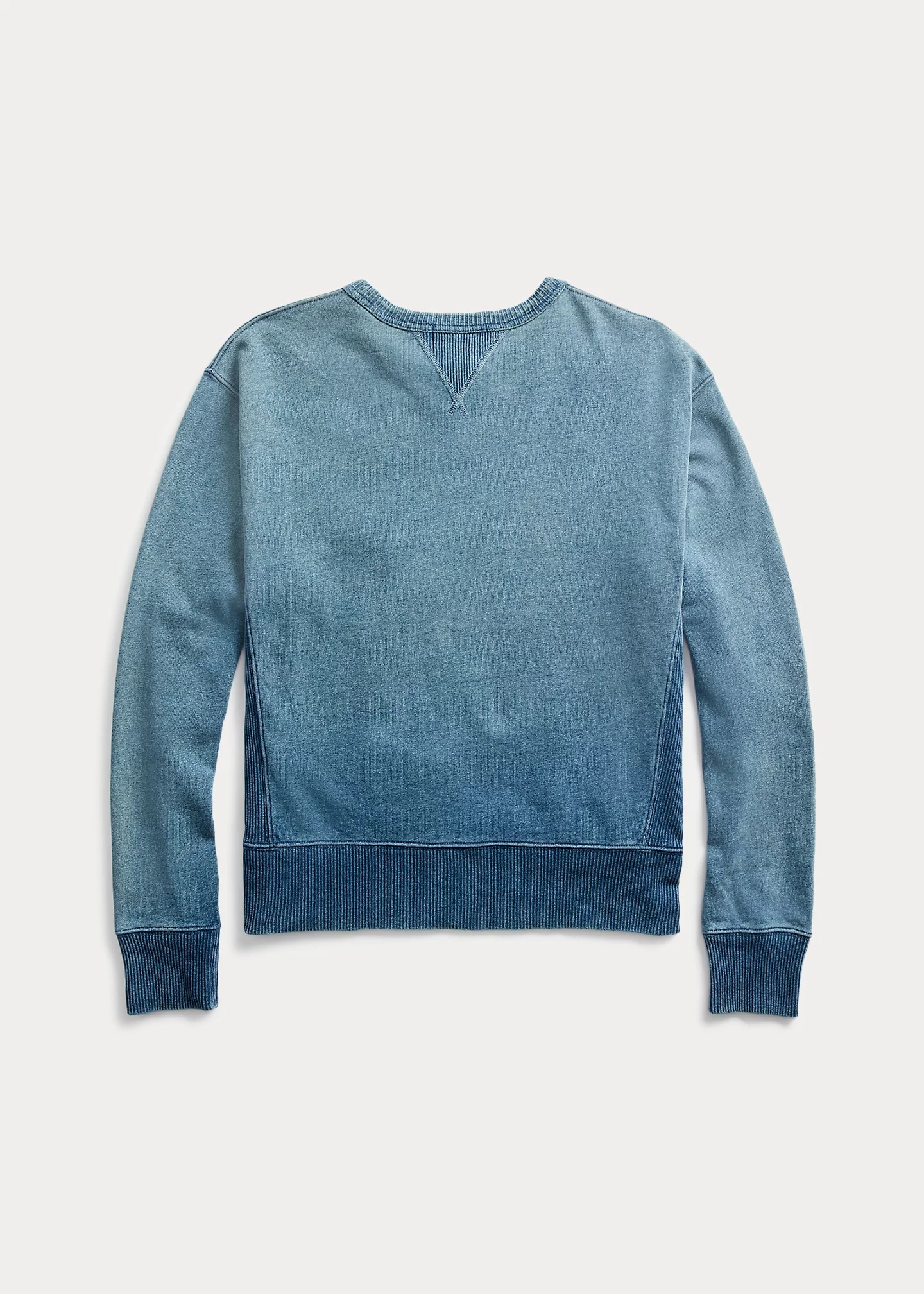 RRL by Ralph Lauren Indigo French Terry Sweatshirt | REVERSIBLE