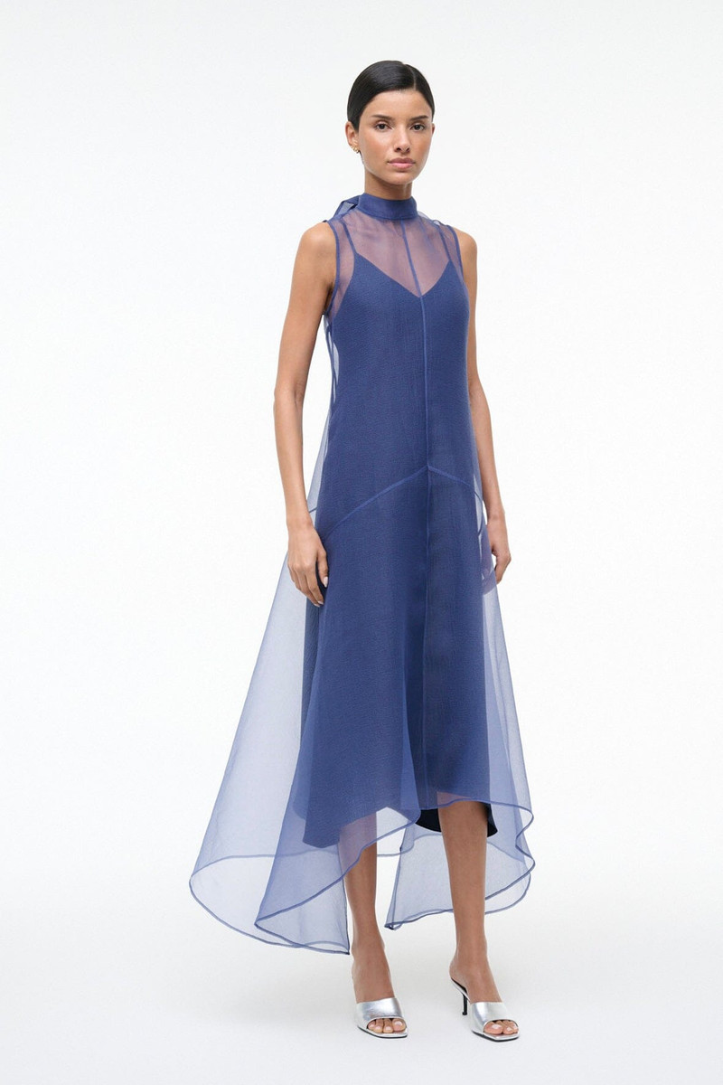 STAUD STAUD AUDEN DRESS NAVY outlook