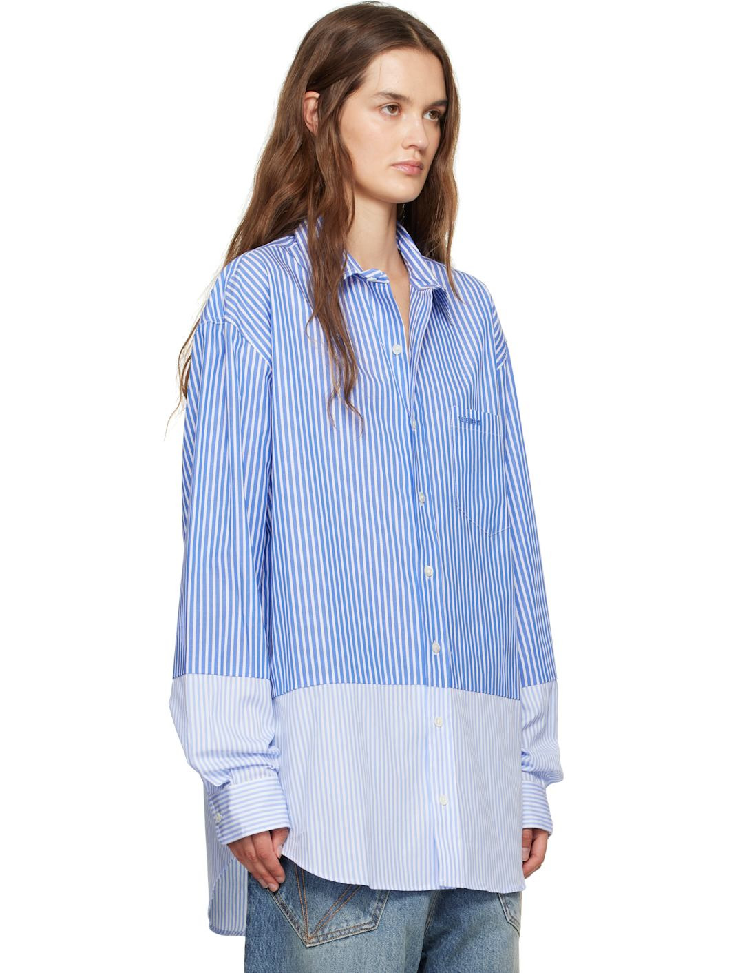 Blue Splitted Shirt - 2