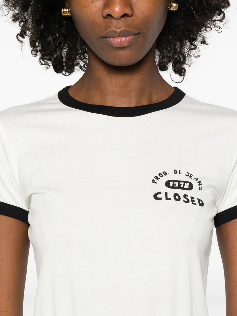 Closed Contrasting-trim T-shirt 3