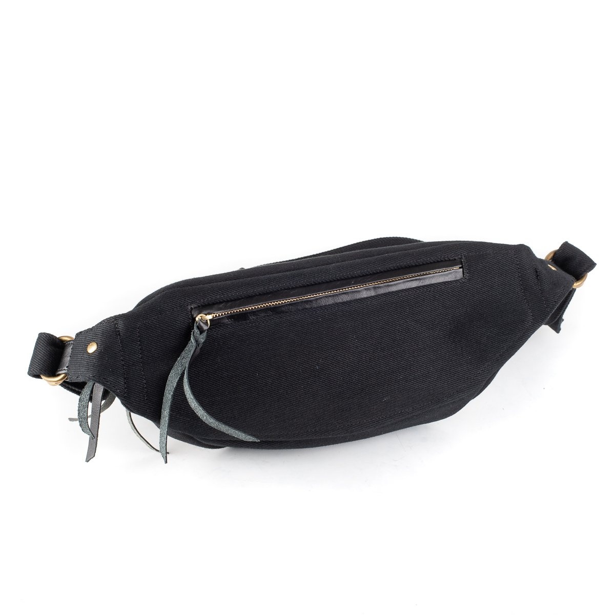 IHE-37 21oz Denim Waist Bag - Superblack - 3