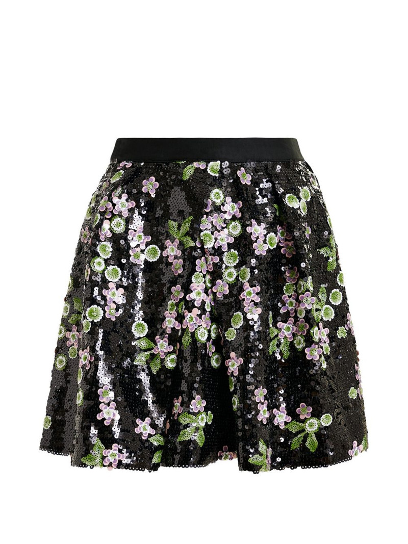 sequin floral skirt 1