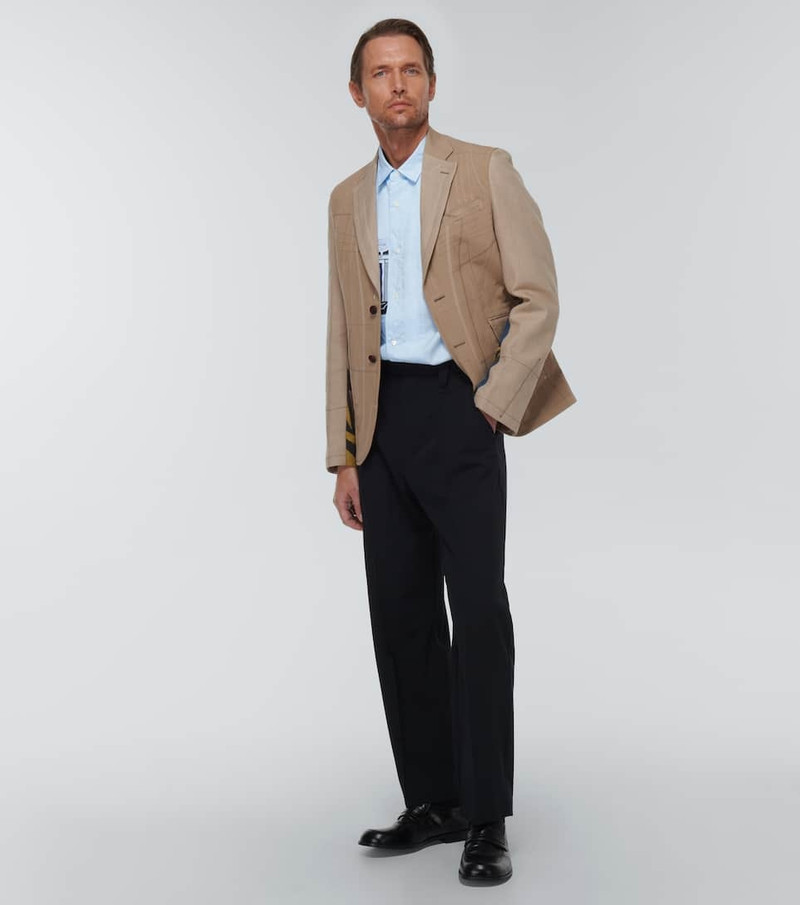 Junya Watanabe MAN Checked cotton poplin shirt outlook