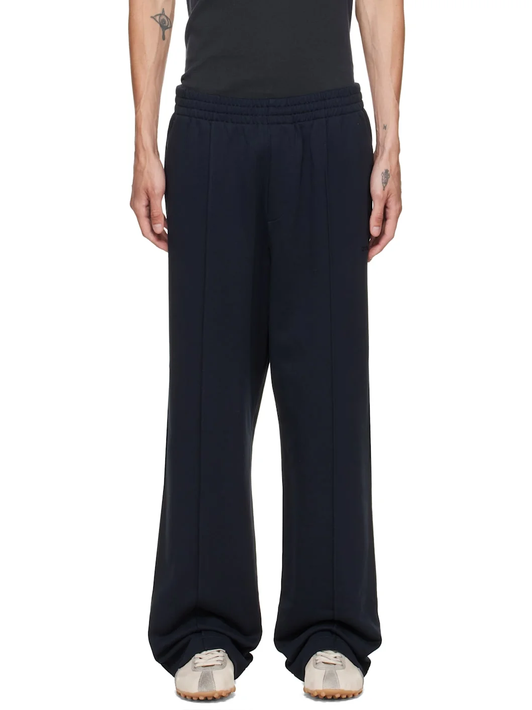 Navy Logo Sweatpants - 1