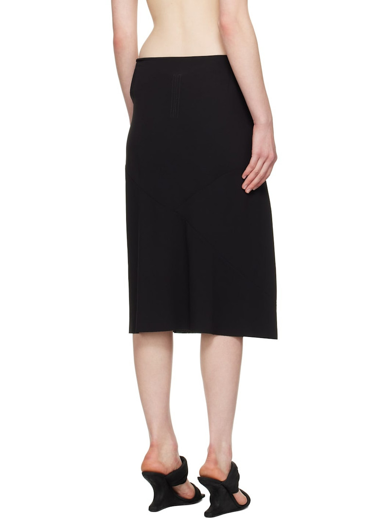 Black Hollywood Strutter Midi Skirt 3