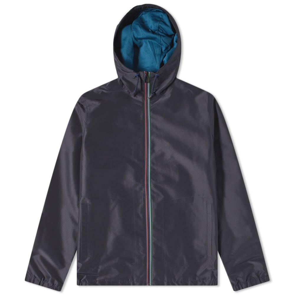 Paul Smith Striped Zip Hooded Windbreaker - 1