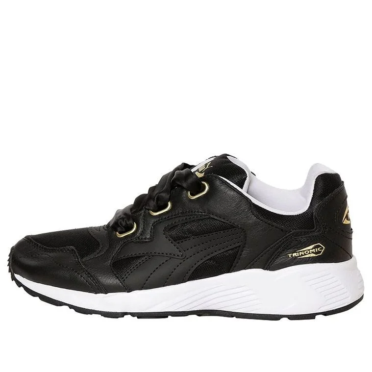 (WMNS) PUMA Prevail Heart Low Running Shoes Black/White 365649-01 - 1