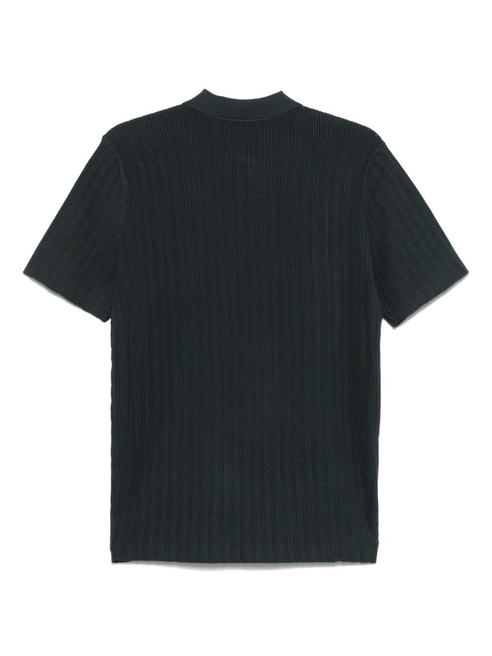 ribbed polo shirt - 2
