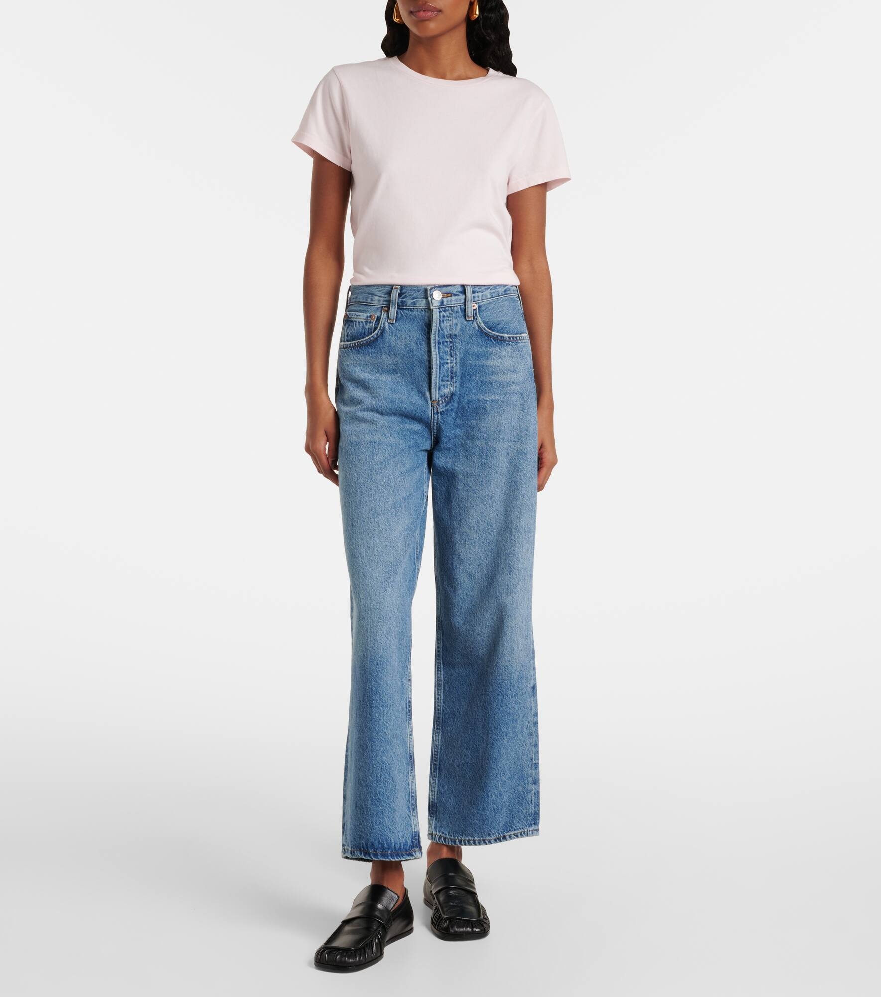 Ren high-rise wide-leg jeans - 7