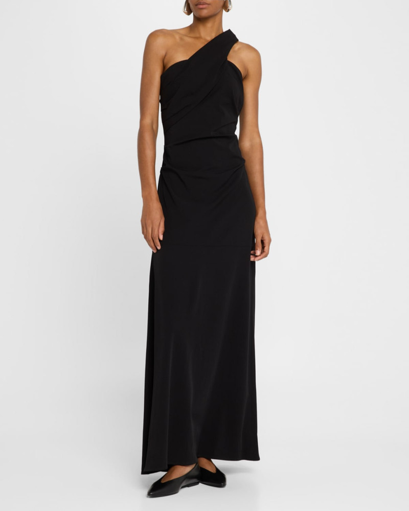 CO Twisted Knot One-Shoulder Maxi Dress outlook
