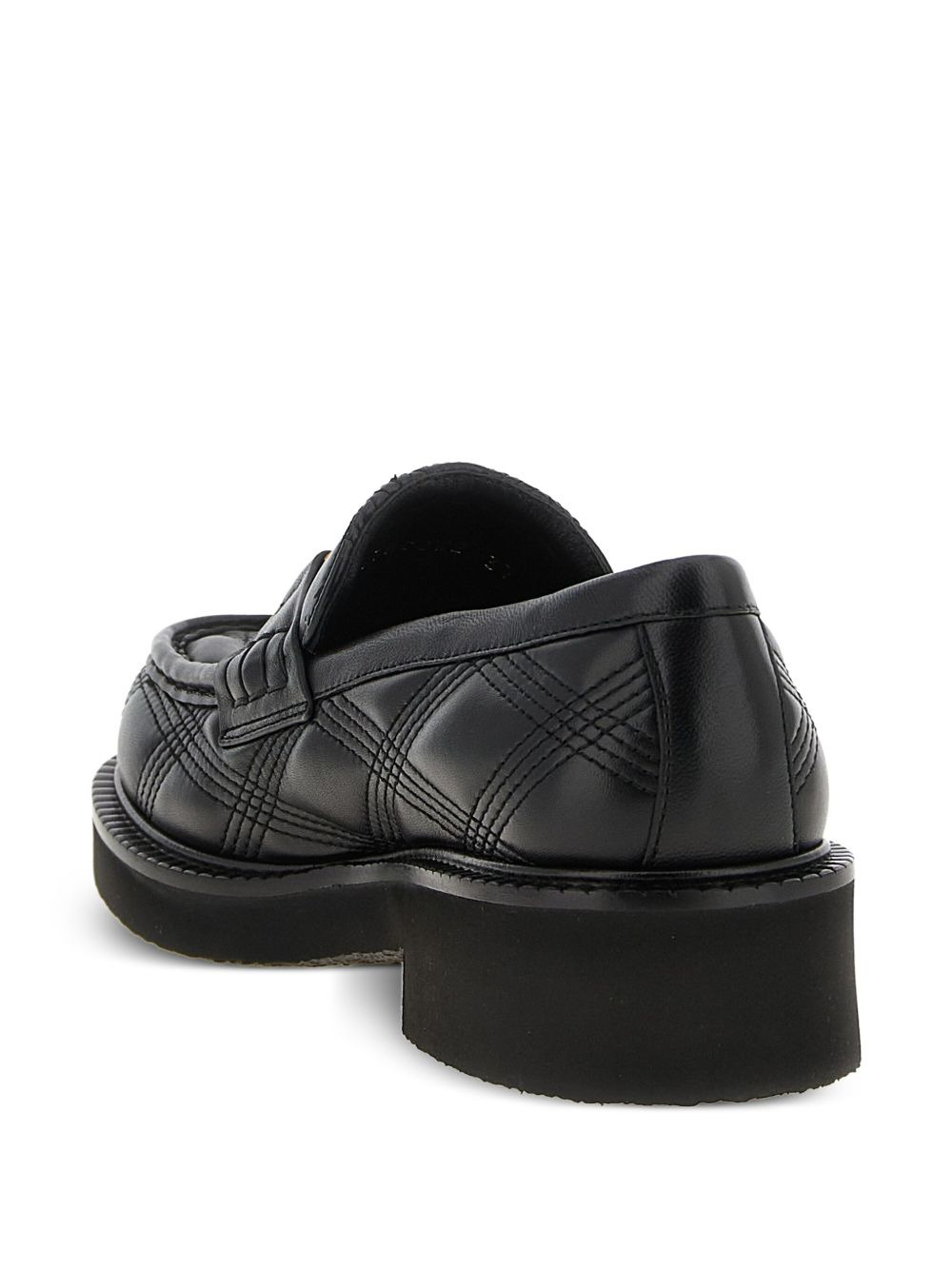VLogo Signature quilted loafers - 5