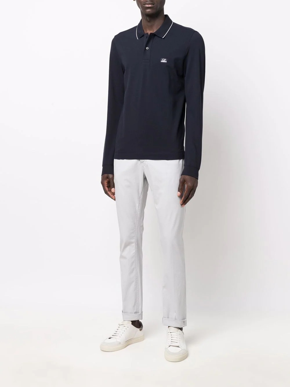 long-sleeve polo shirt - 2