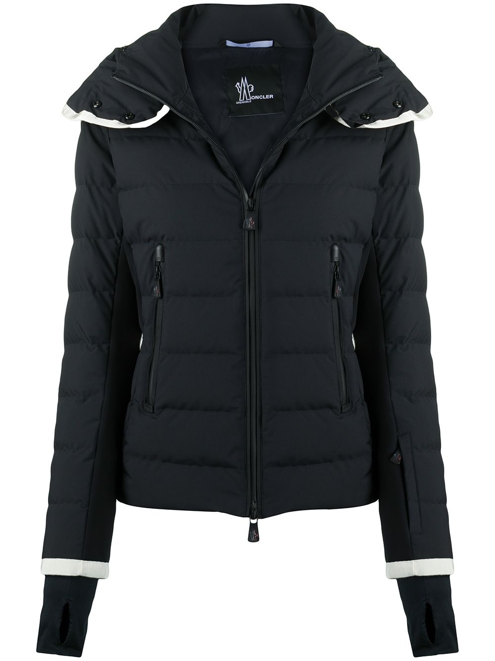 hooded puffer jacket  - 1