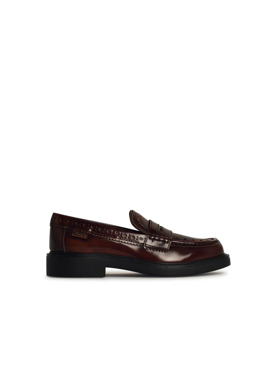 Tod'S Brown Leather Loafers - 1