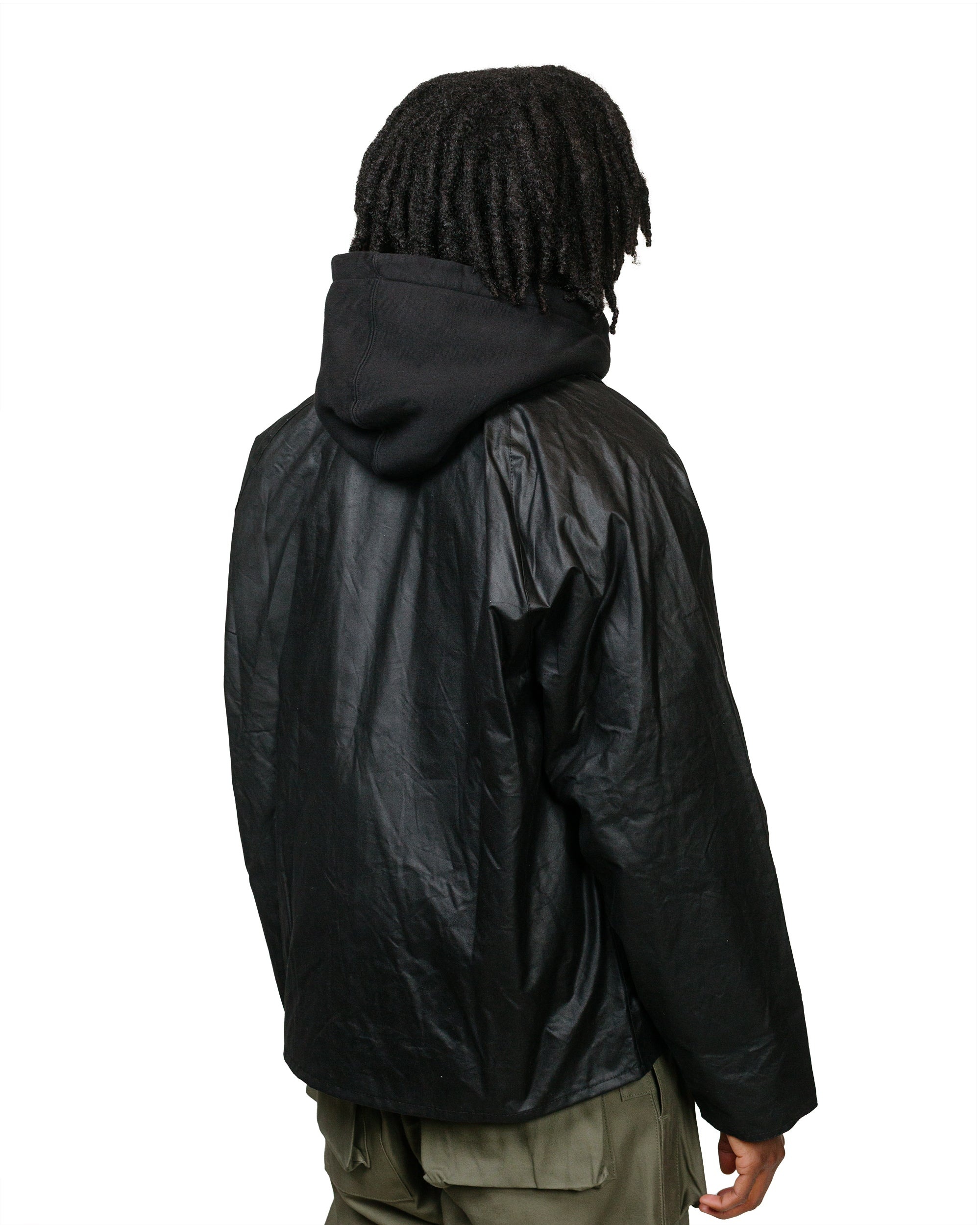 Transport Wax Jacket Black - 3