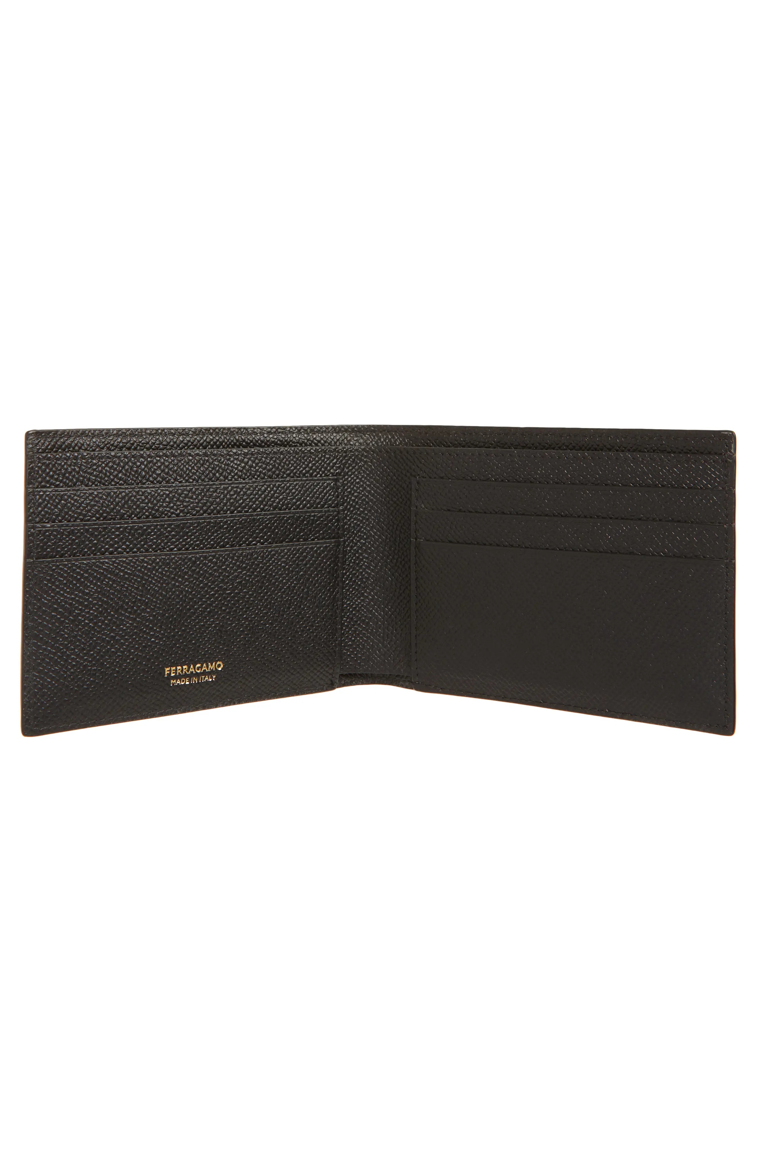 FERRAGAMO Double Gancio Leather Bifold Wallet nordstrom REVERSIBLE