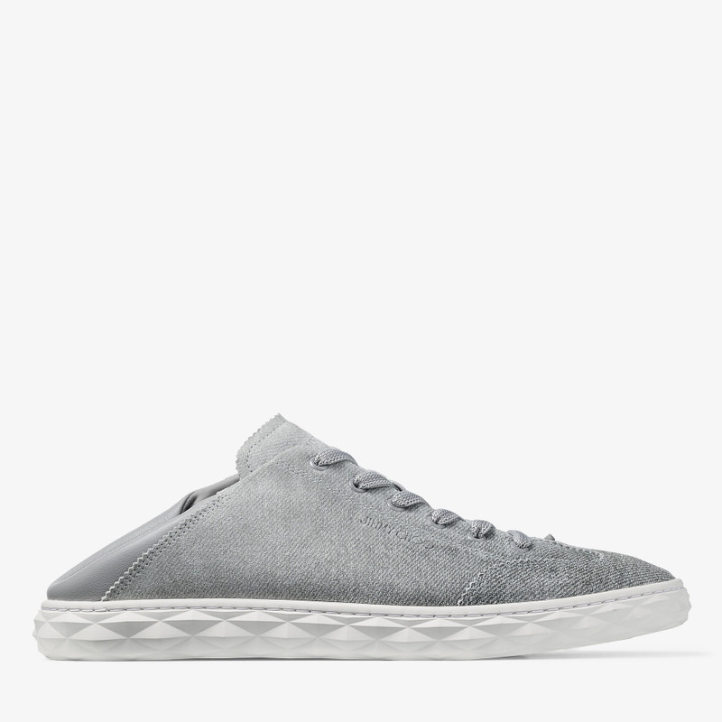 Diamond Flex C M Dove Denim Suede Mix Low Top Trainers 3