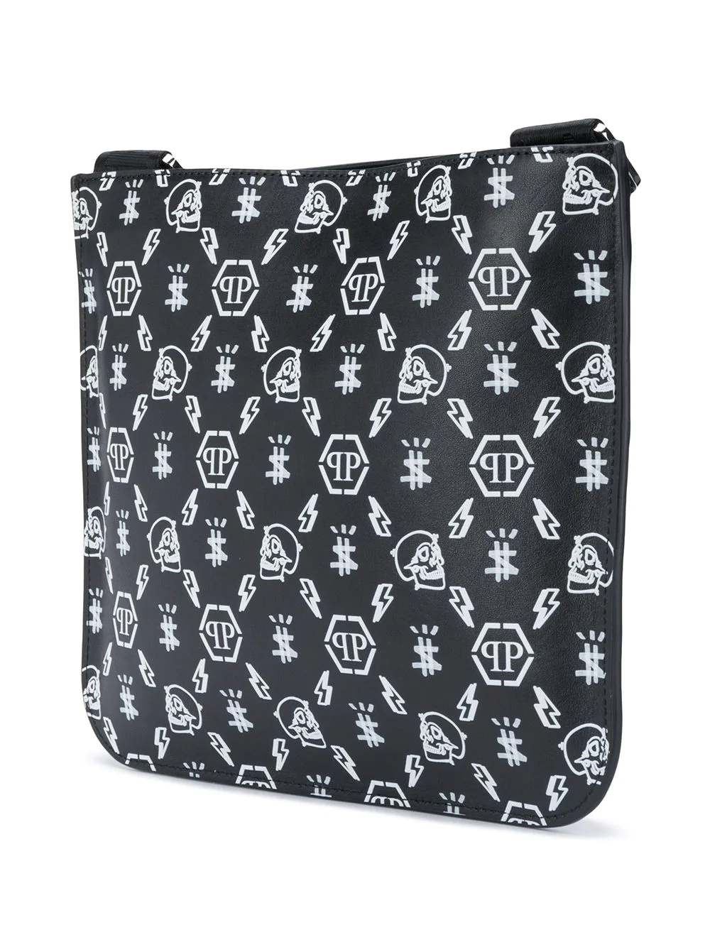 monogram messenger bag - 3