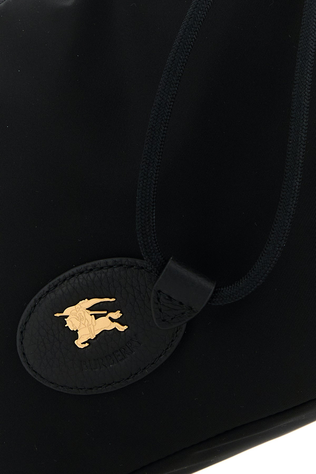 Black canvas Horseshoe reversible clutch - 4