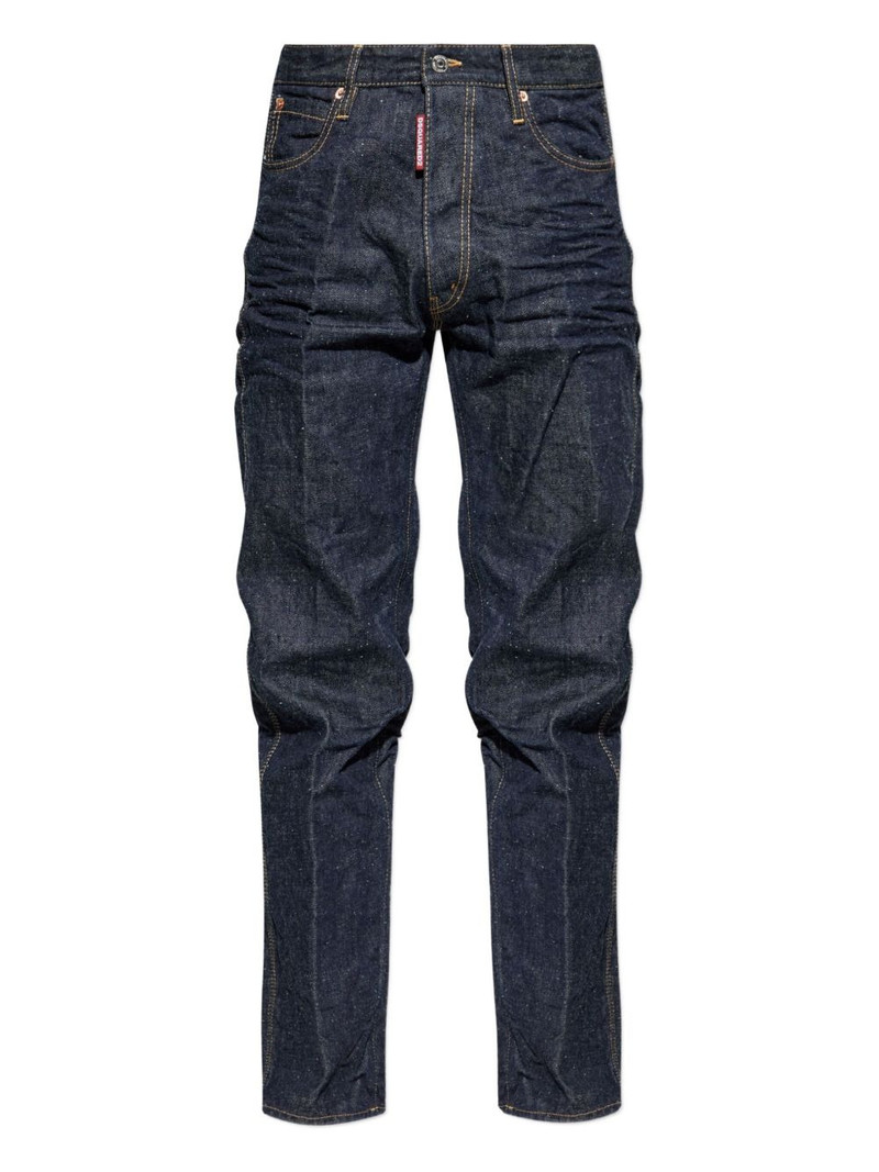 button fastening ruched trousers 1