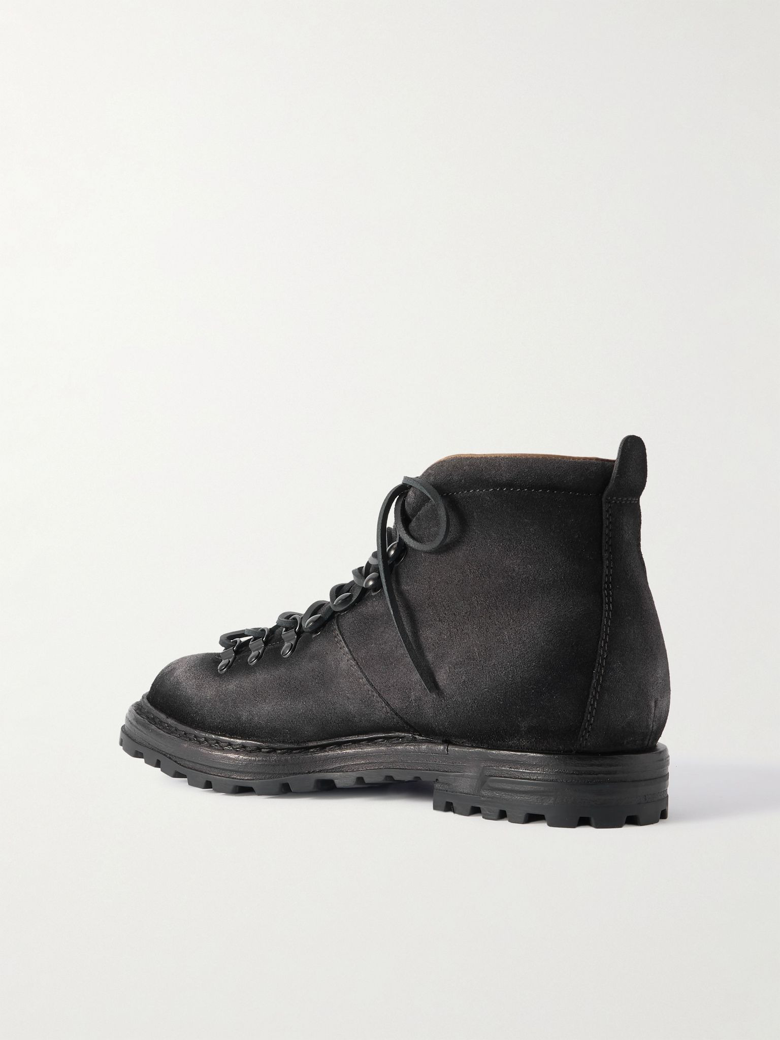 Artik 001 Suede Lace-Up Boots Gray - 4