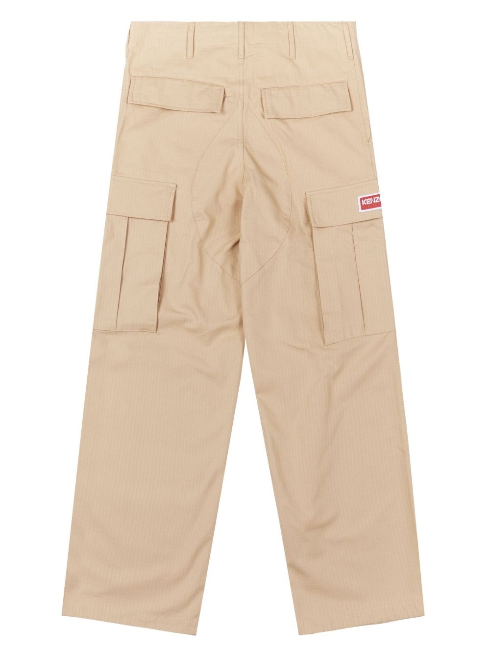 cotton "Beige" cargo pants - 2