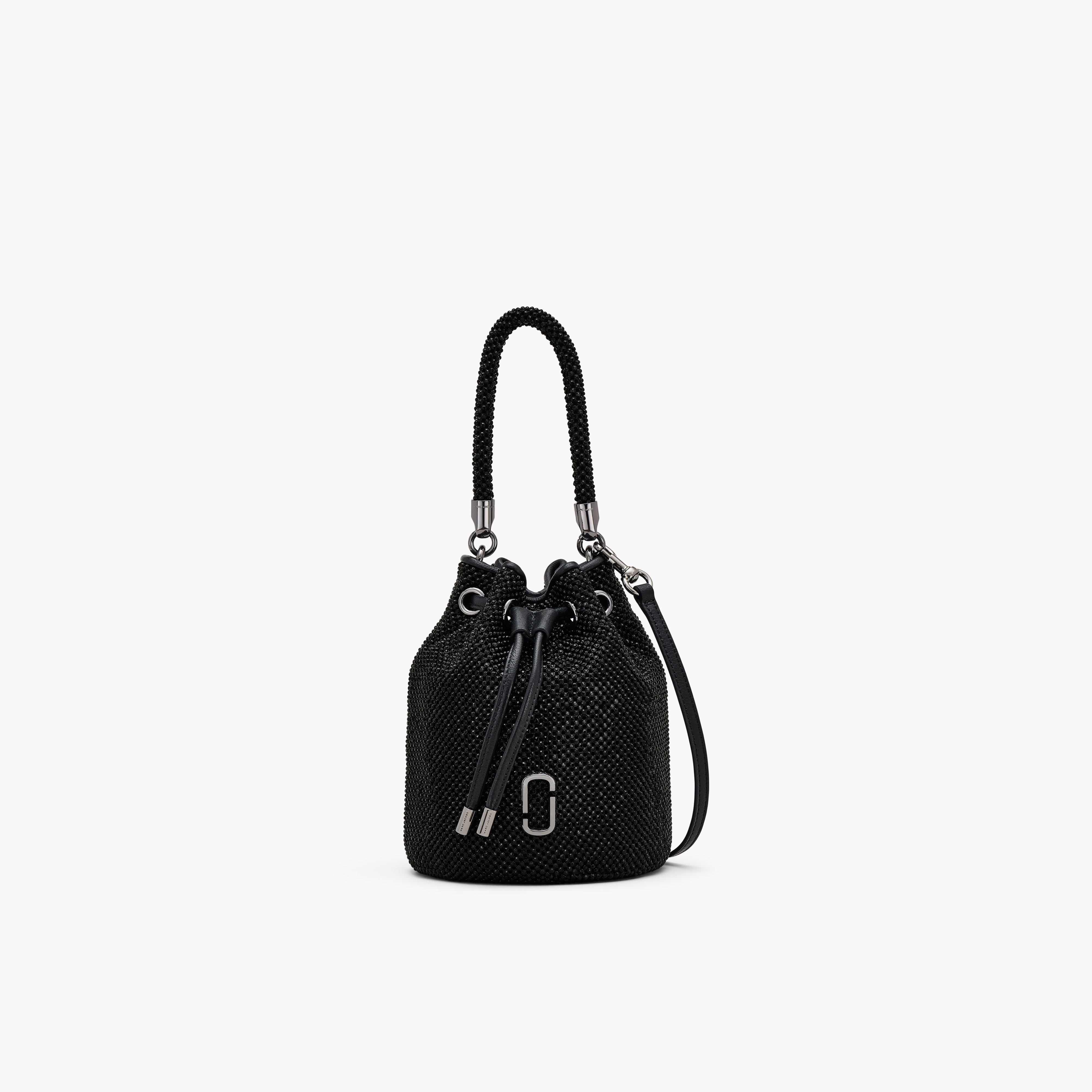 THE RHINESTONE MINI BUCKET BAG - 1