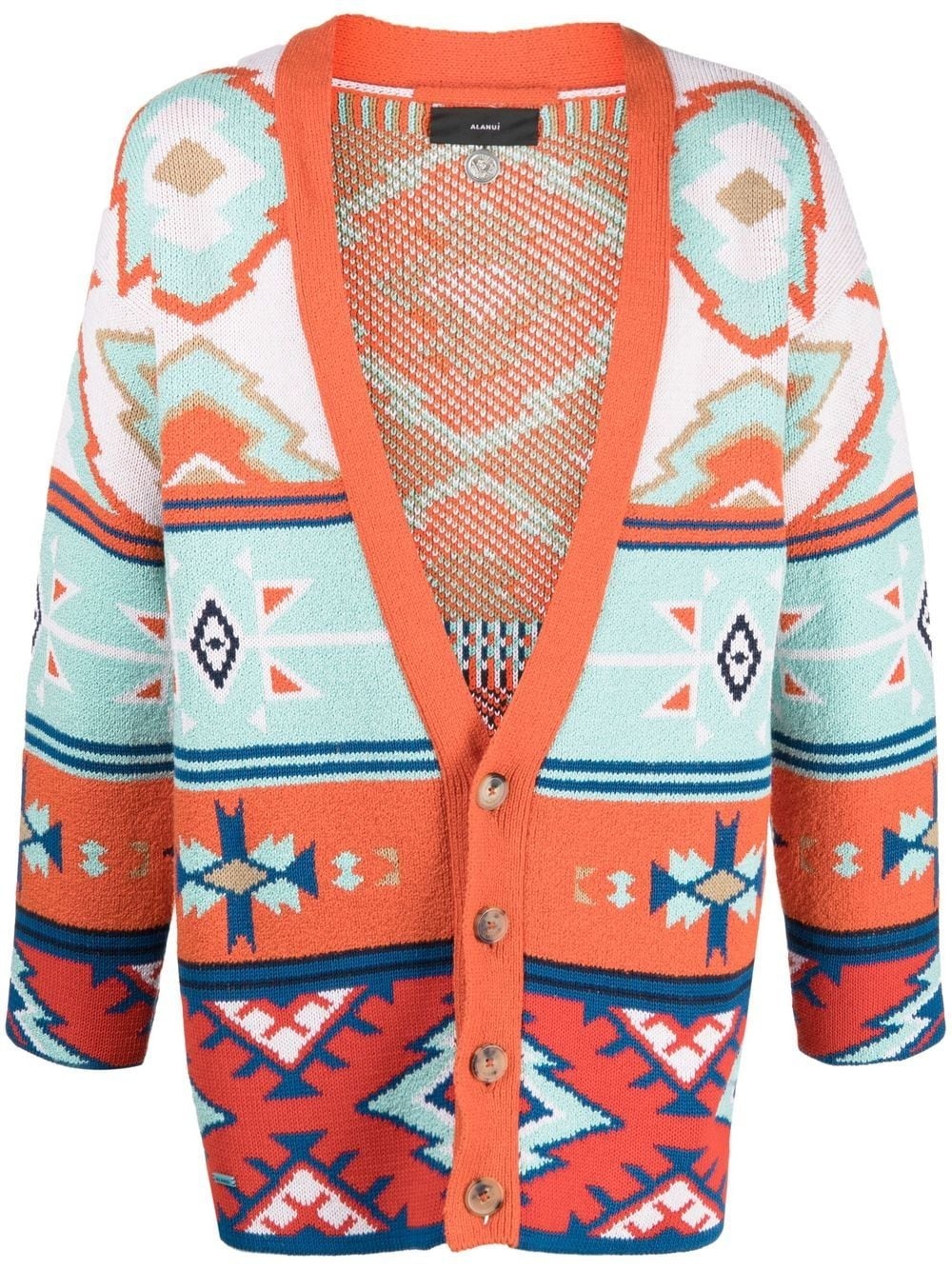 Desert Road jacquard cardigan - 1