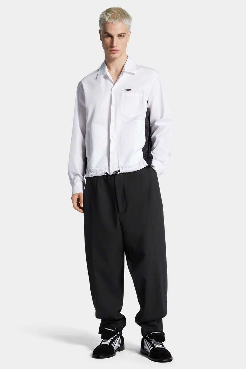 DRAWSTRING HYBRID SHIRT 7