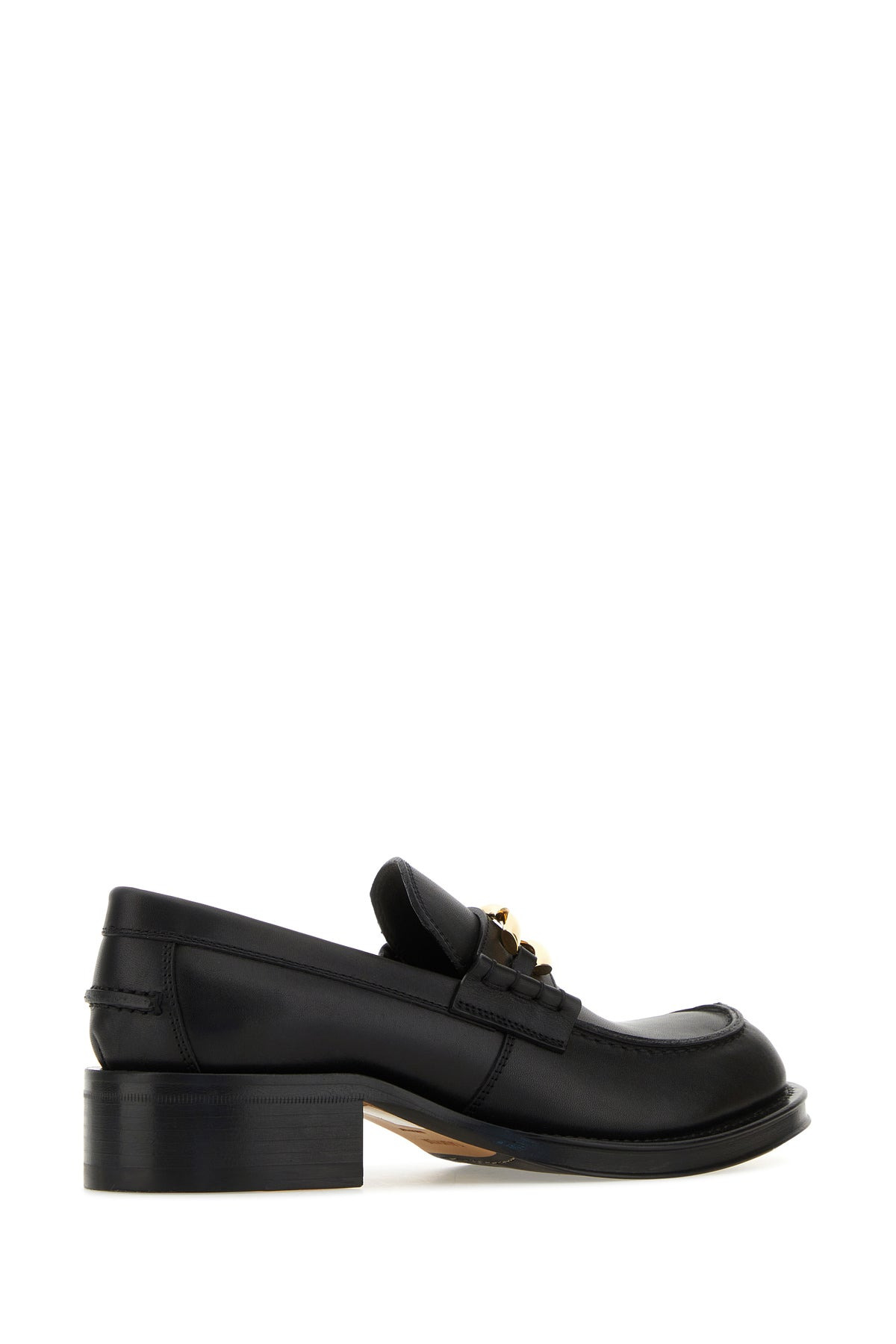 Black leather Medley loafers - 3