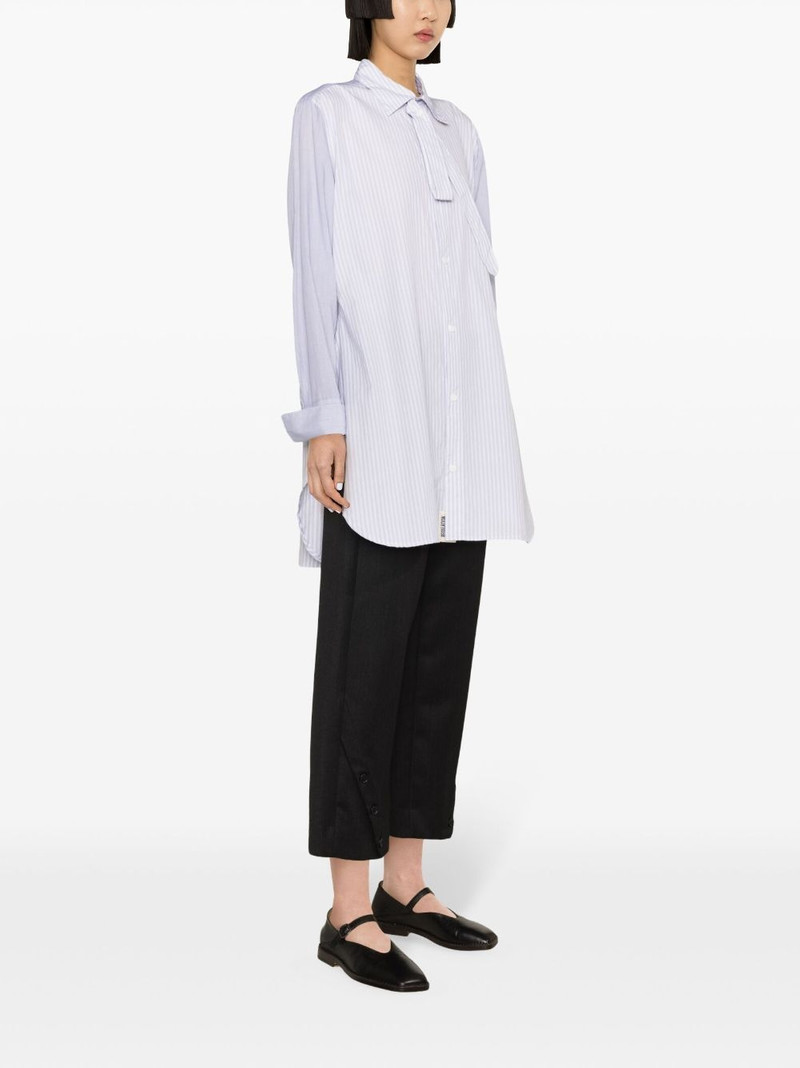 halo-stripe cotton shirt 3