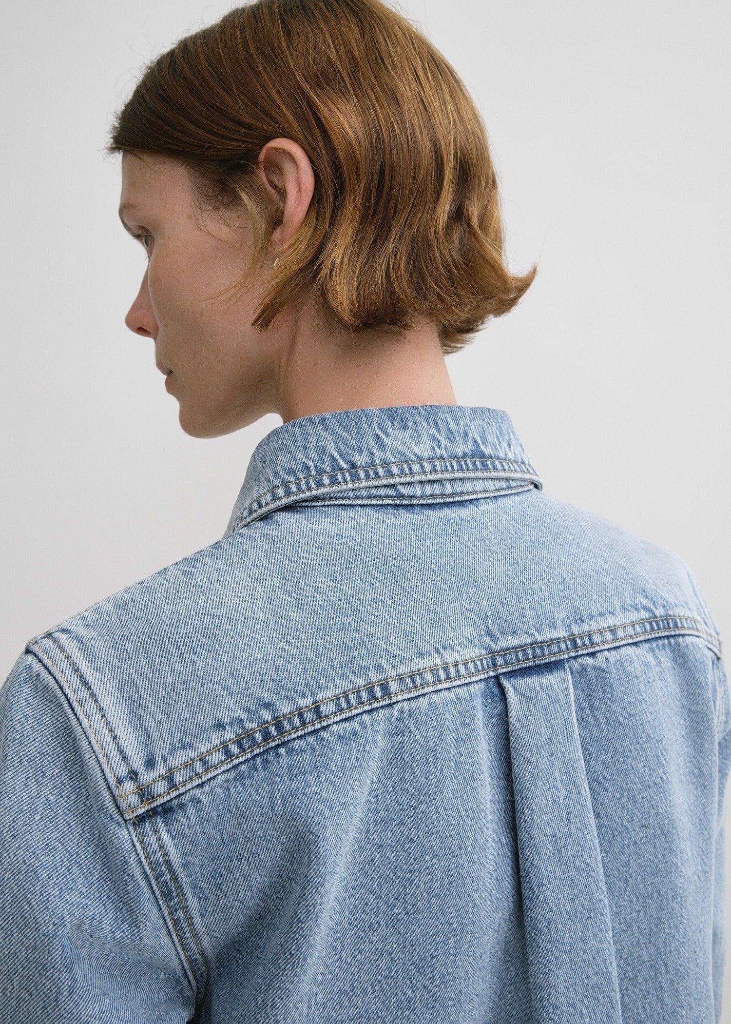 Petite denim shirt cool blue - 2