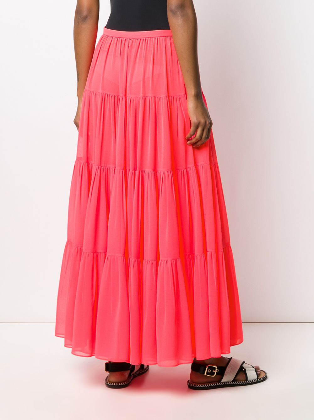 long tiered skirt - 4