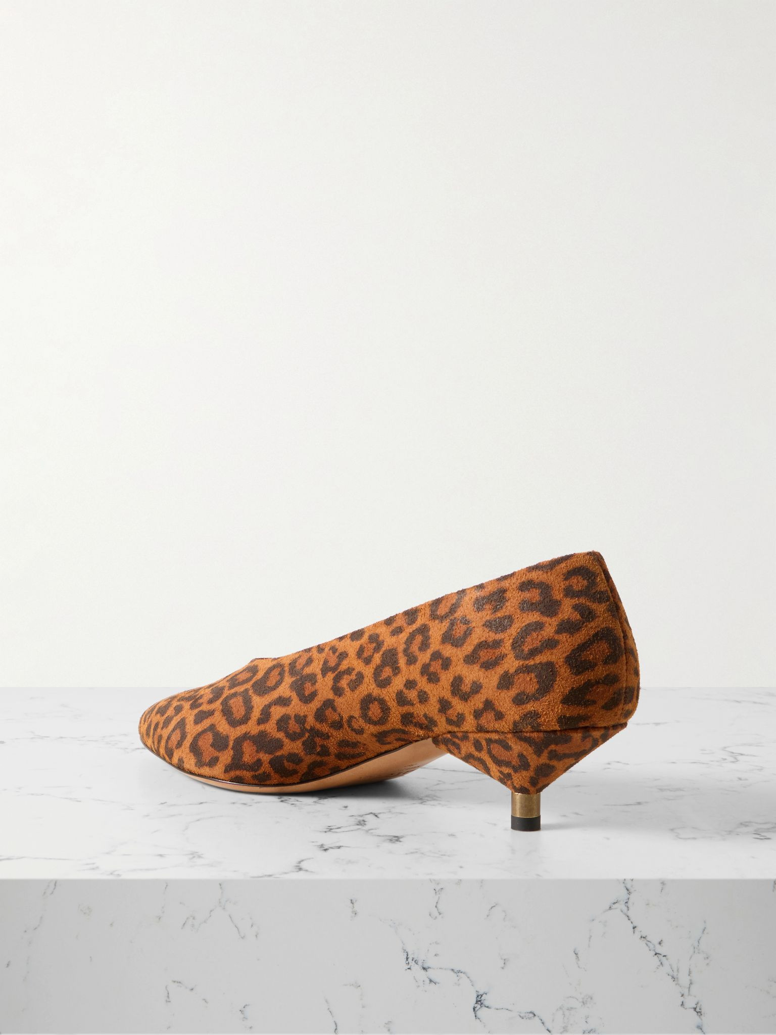 Ebisa leopard-print suede pumps Leopard print - 3
