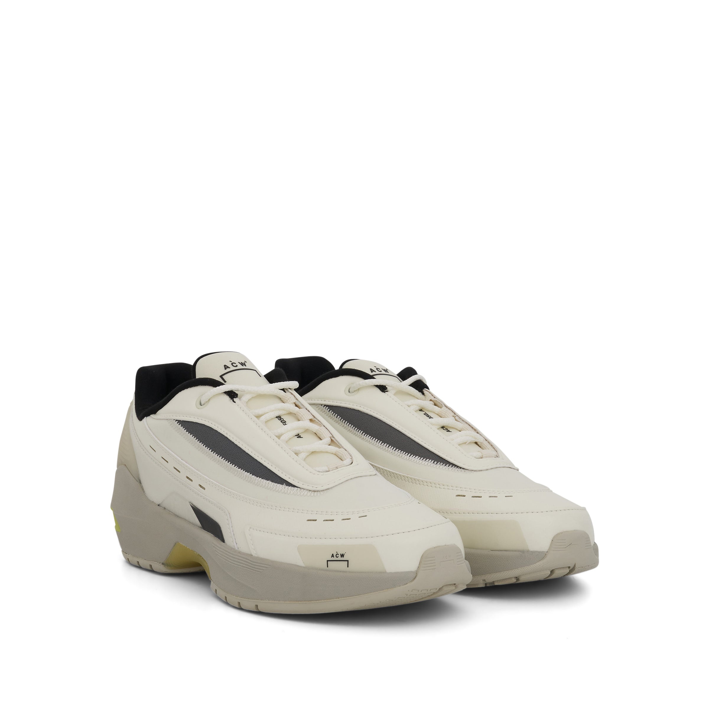 Vector Runner in Bone/Volt Yellow - 2