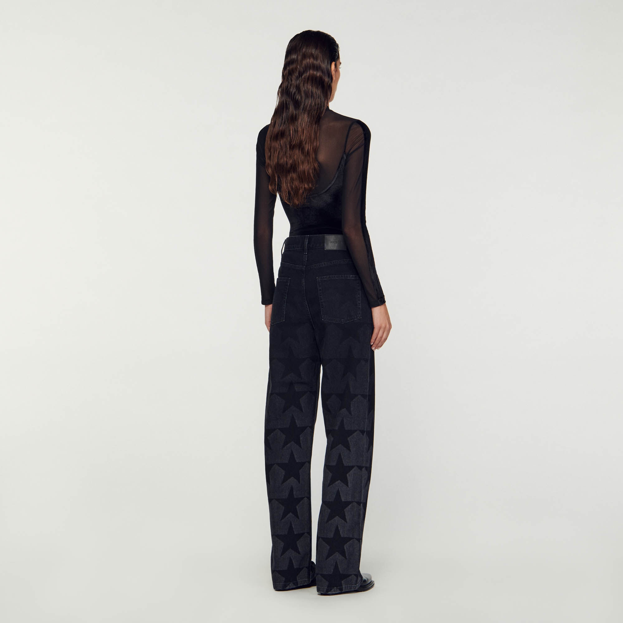 STARRY STRAIGHT-LEG JEANS - 6