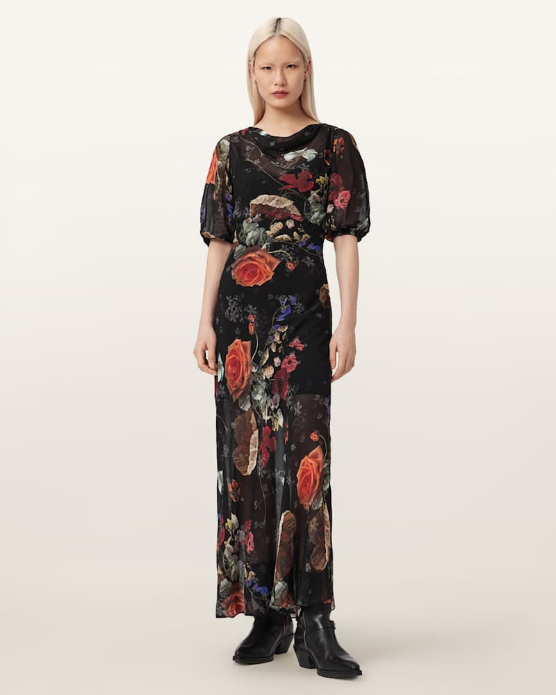 TIWA FLORAL MIDI DRESS 5