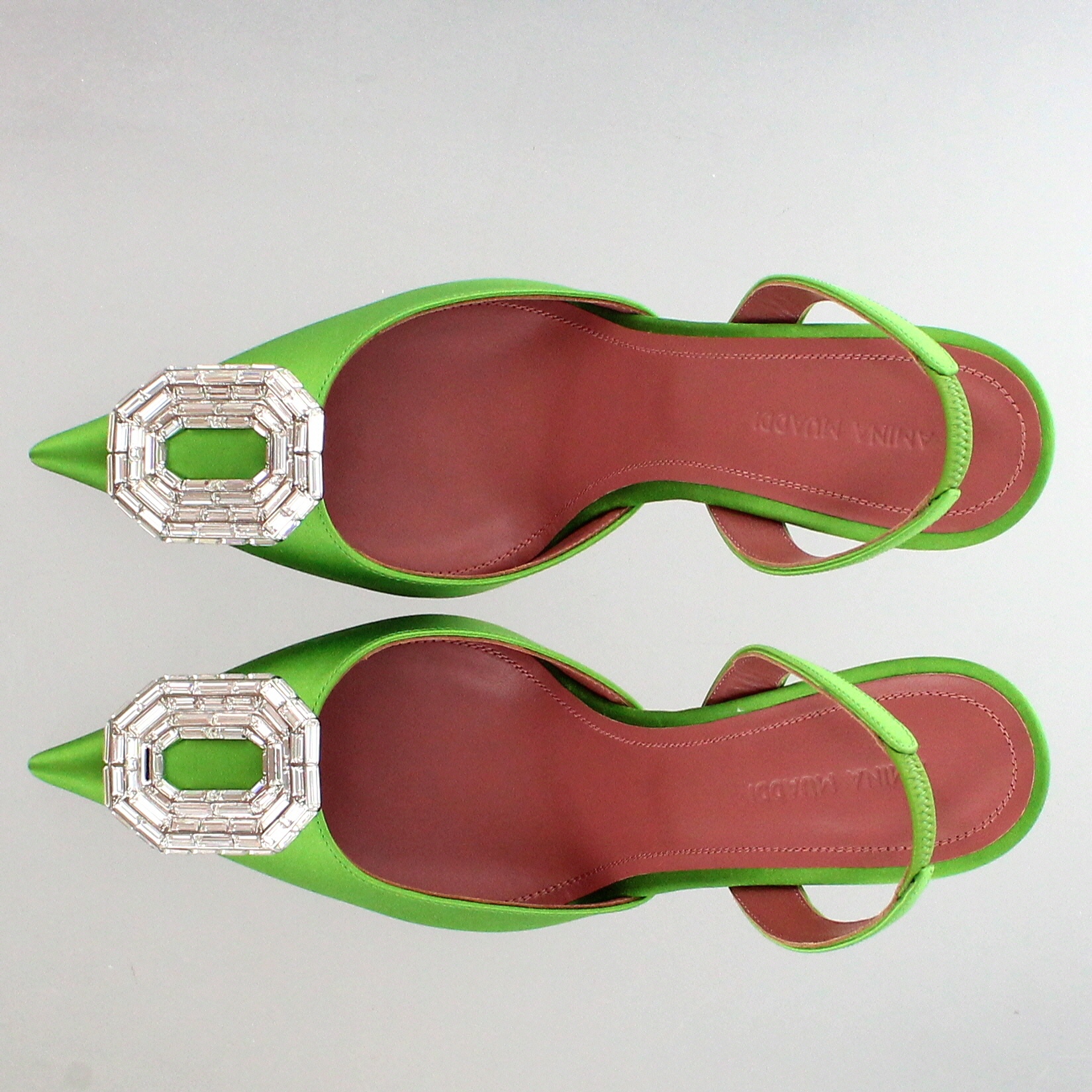 Amina Muaddi – Camelia Sling 90 Jungle - 4