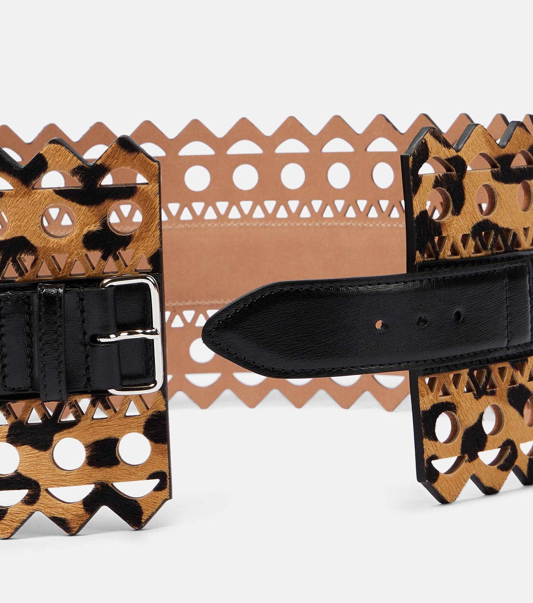 Small leather corset belt - 3