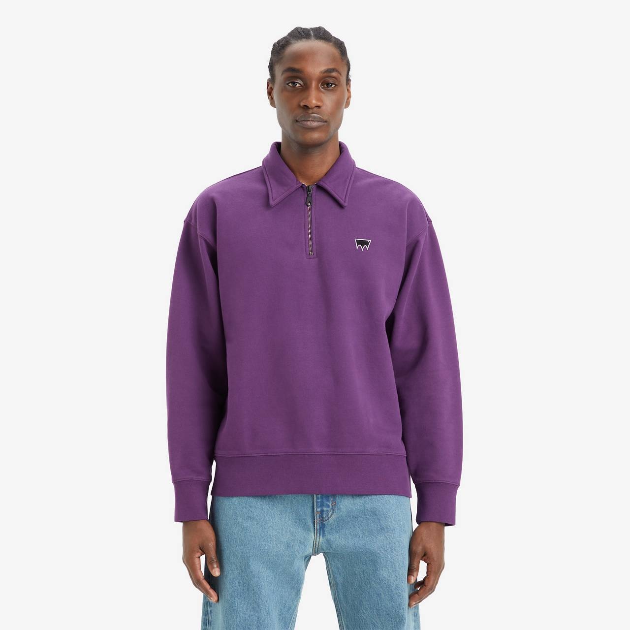 LEVI'S® SKATEBOARDING™ QUARTER-ZIP SWEATSHIRT - 2