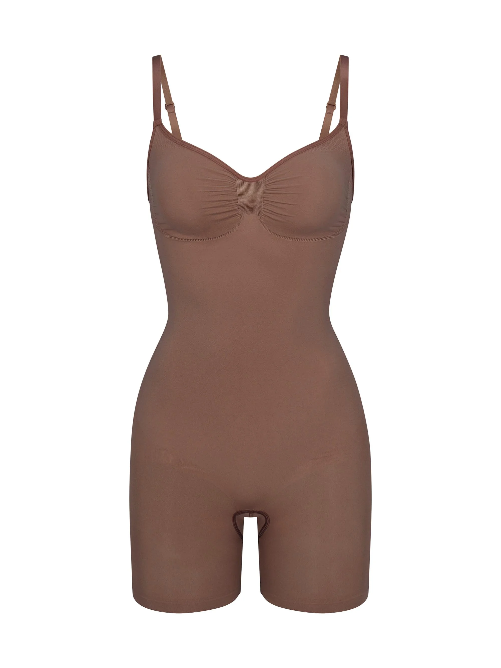 Women's Seamless Sculpt Mid Thigh Bodysuit - Jasper - 1