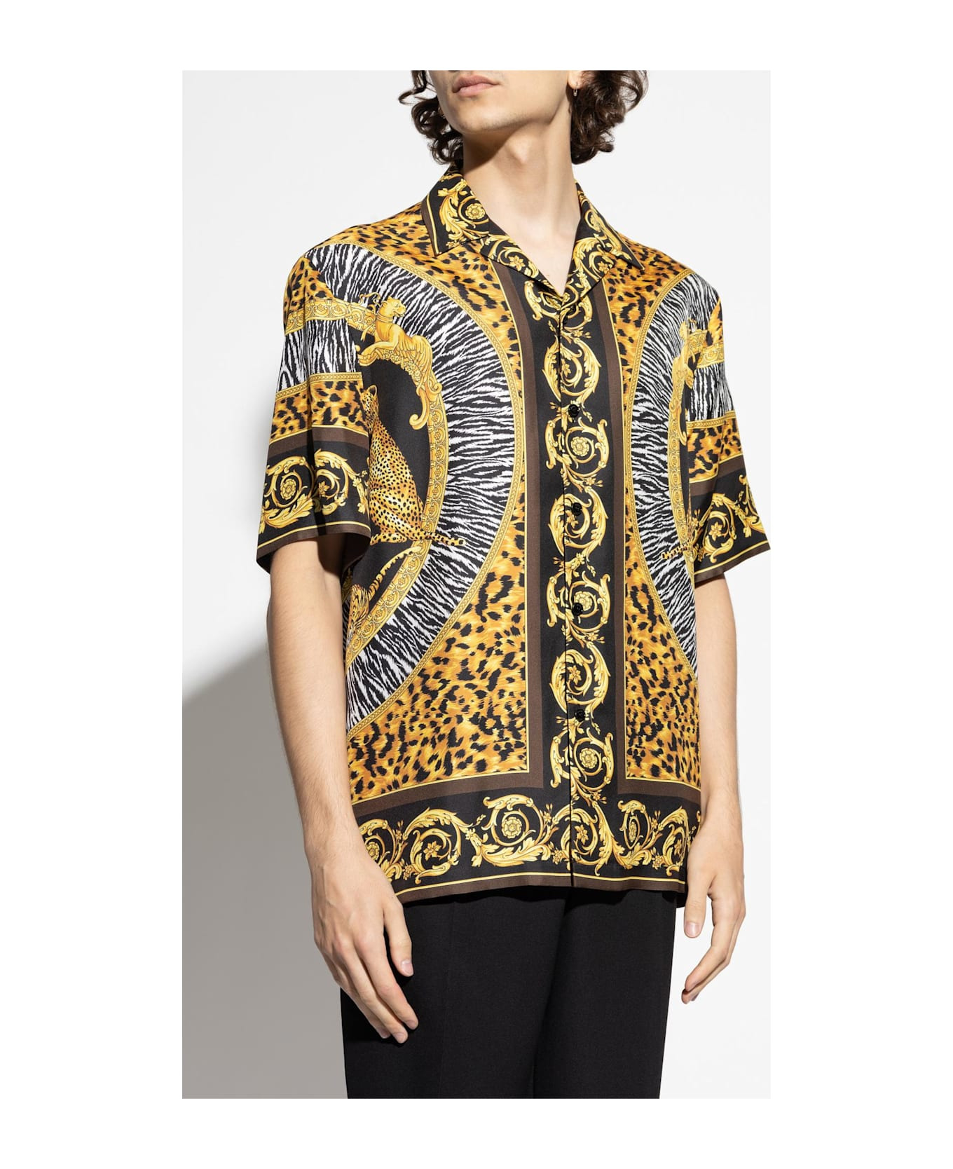 Versace Silk Short-sleeve Shirt - 3