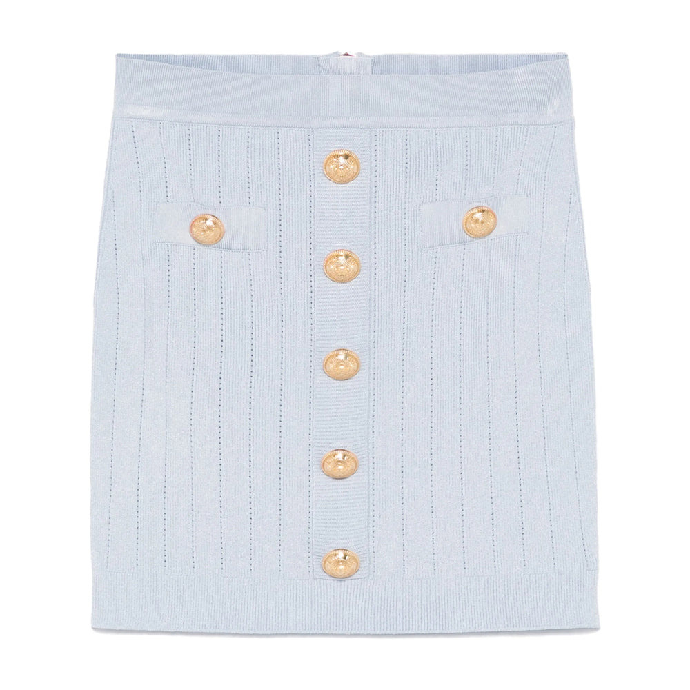 Balmain Blue Skirts - Fitted Skirts Women - 1