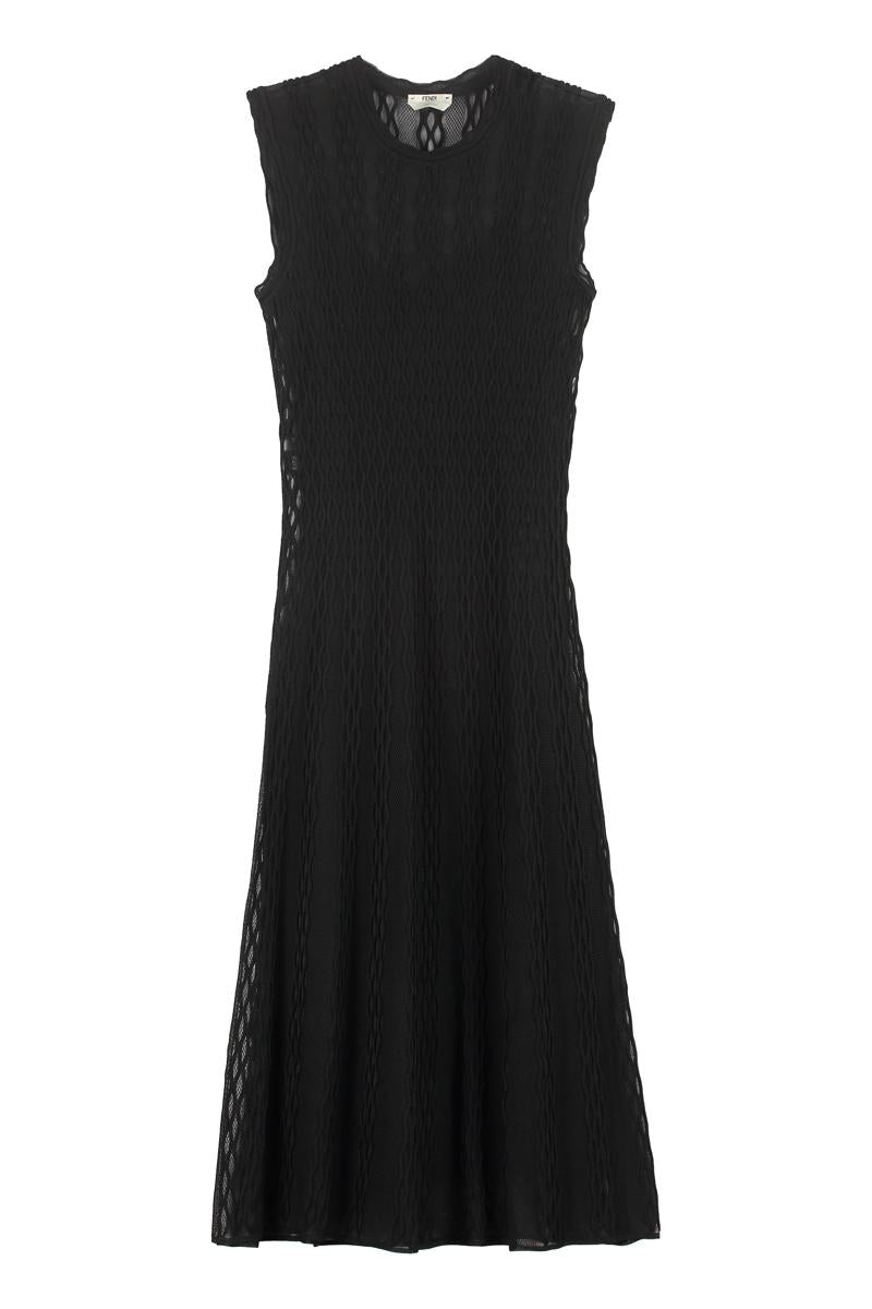 Fendi FENDI MIDI VISCOSE DRESS - 1