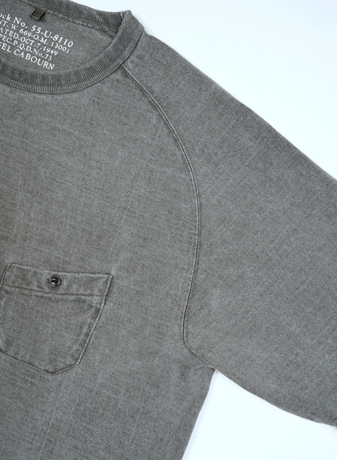 9.5oz Basic T-Shirt Pigment in Charcoal - 2