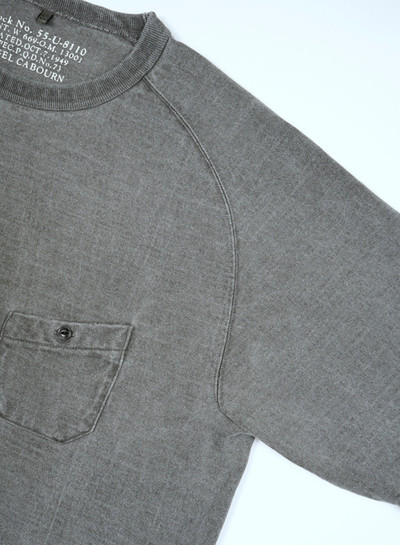 Nigel Cabourn 9.5oz Basic T-Shirt Pigment in Charcoal outlook