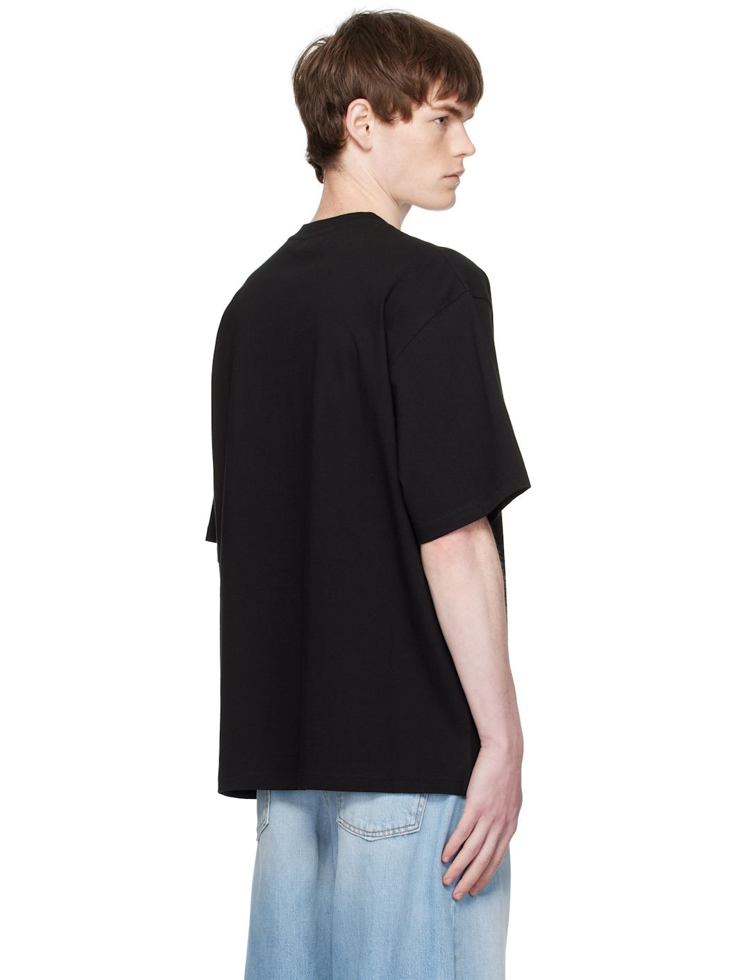 Black Multi Rainbow Logo T-shirt - 3