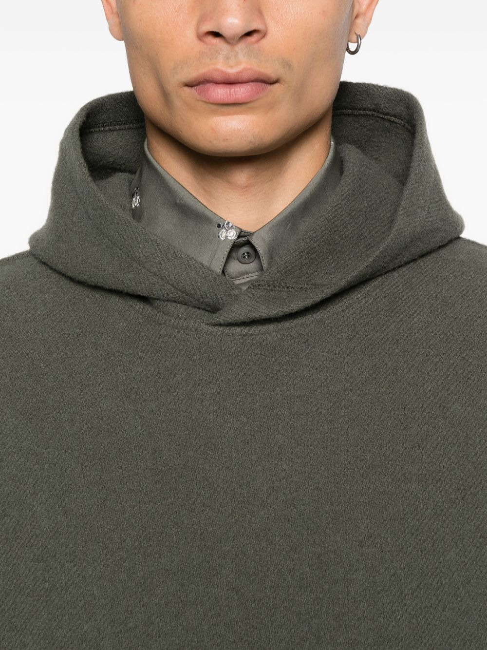 virgin wool hoodie - 5