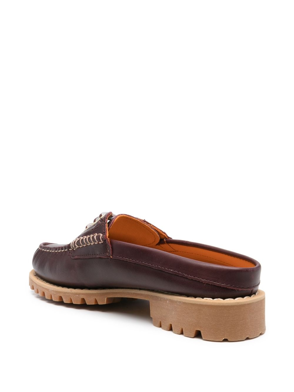 leather slipper mules - 3