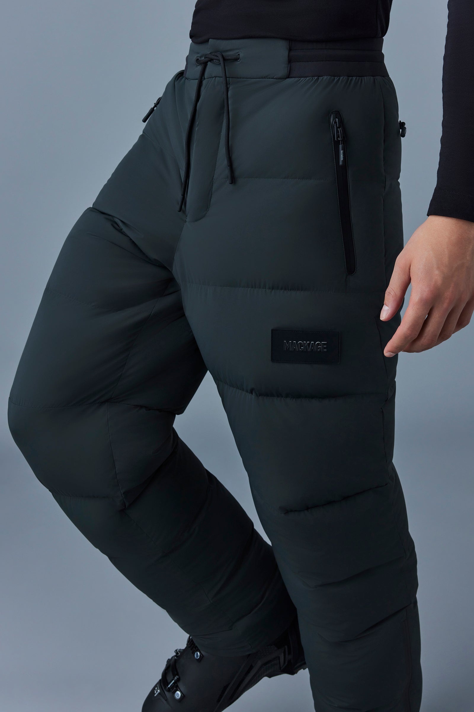 ROGER Quilted stretch down ski pants - 5